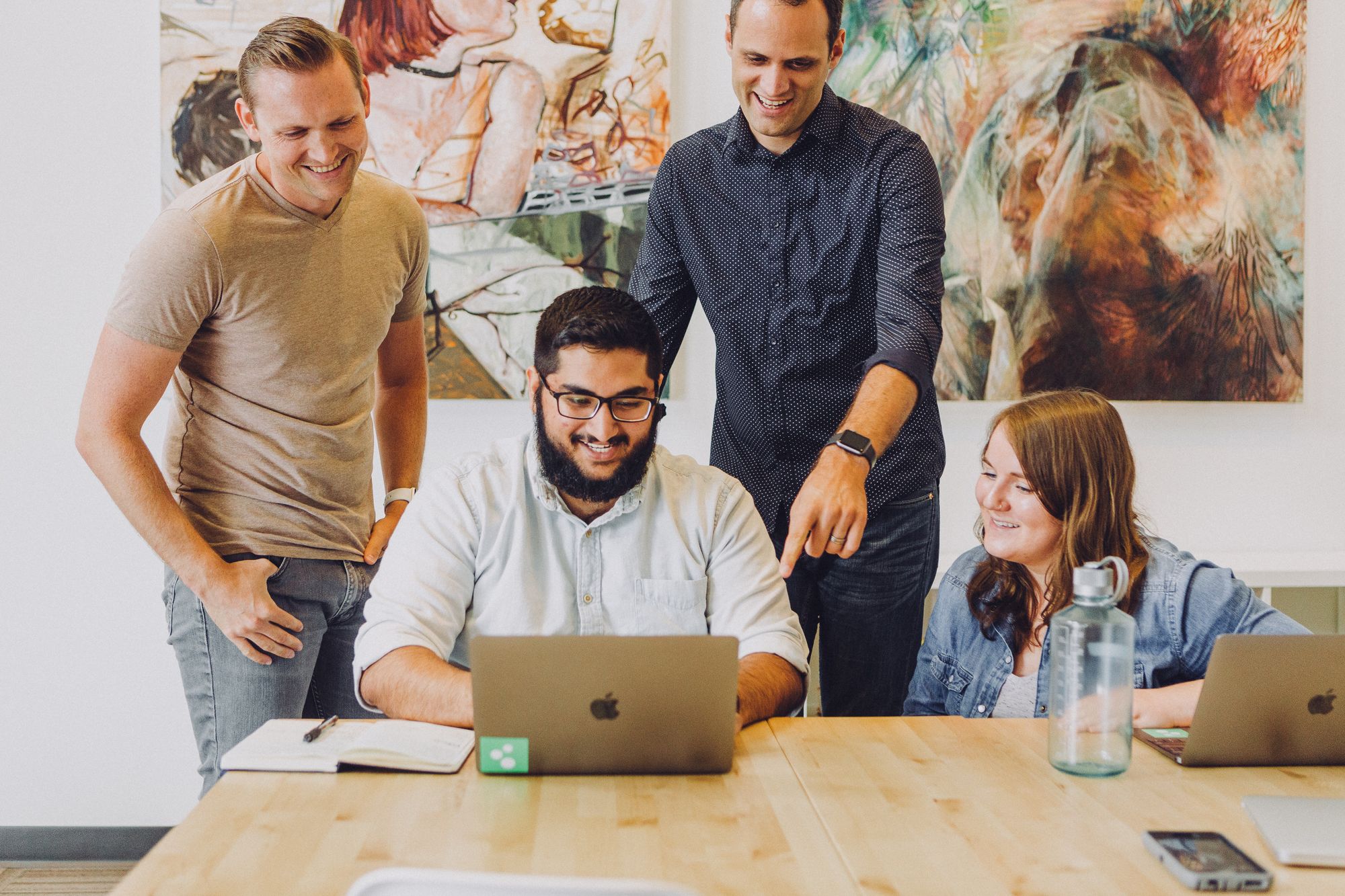 Happy employees