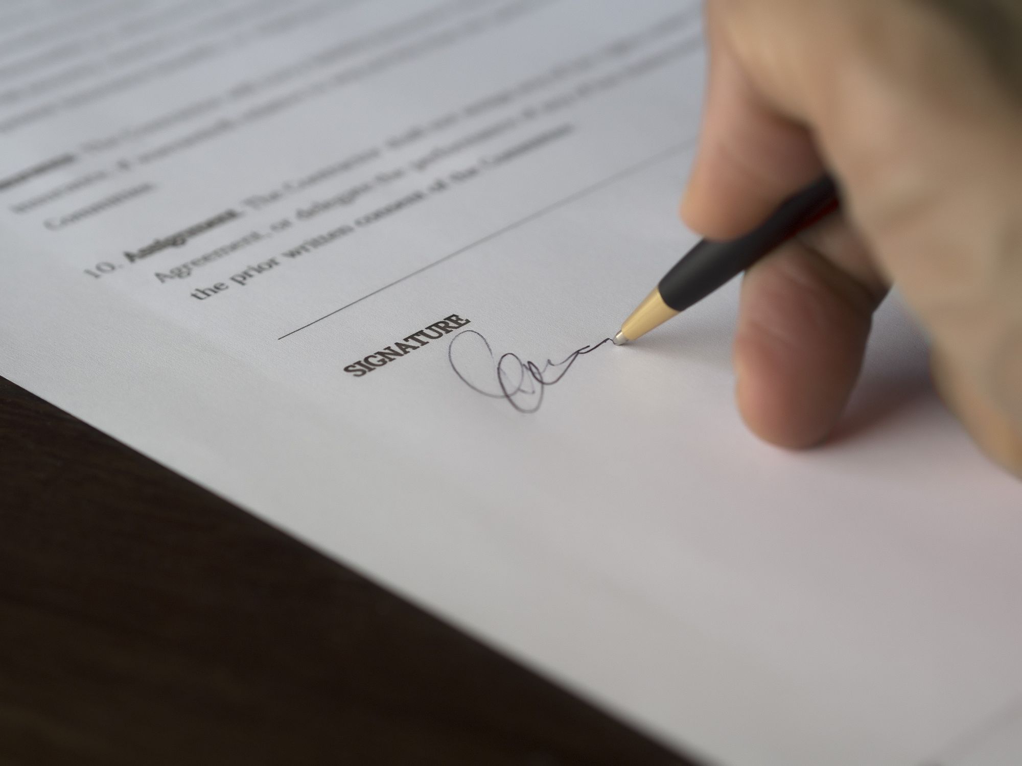Sign anti-harassment forms before joining the company